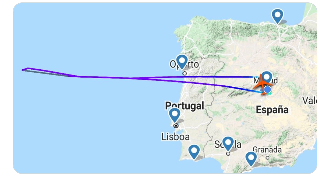 ¡Qué susto! Regresan vuelo de Madrid que se dirigía a México por